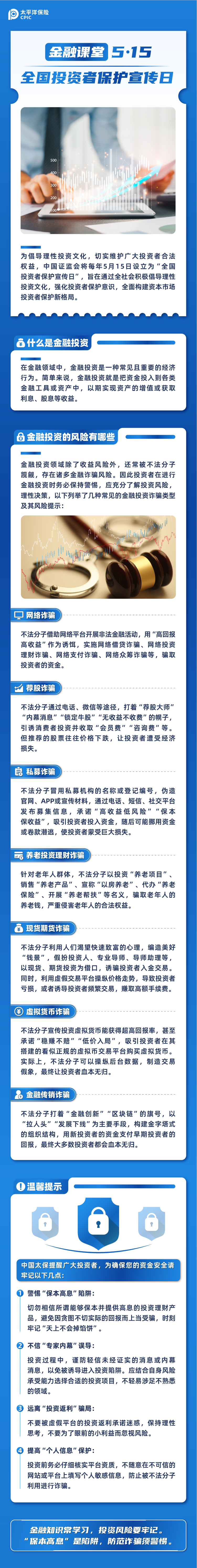 【金融課堂】5.15全國投資者保護宣傳日 【金融課堂】5.15全國投資者保護宣傳日