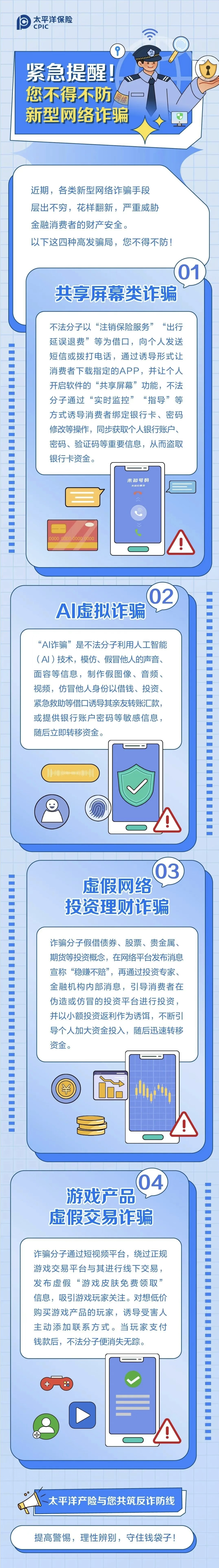 1.緊急提醒！您不得不防新型網絡詐騙！